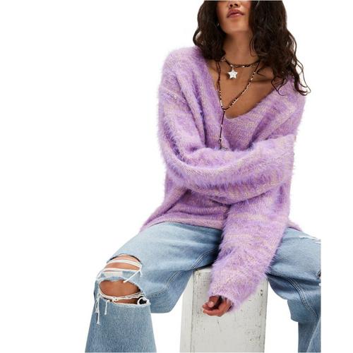 Women's Free People Sparrow V-Neck Pullover Sweater