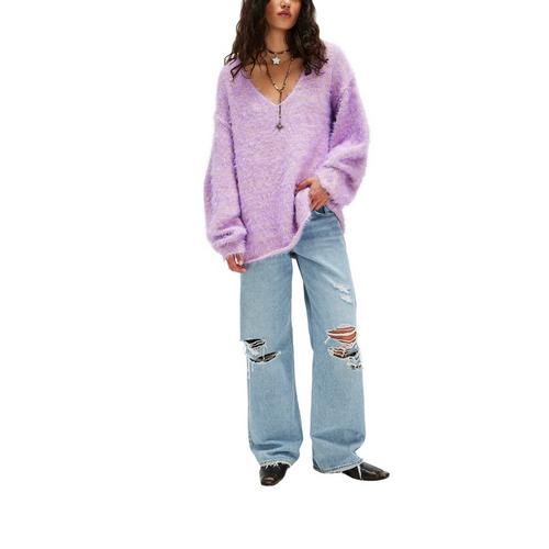 Women's Free People Sparrow V-Neck Pullover Sweater