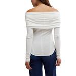Women's Free People Iris Layering Long Sleeve Off the Shoulder Shirt - Thumbnail 3 of 5