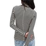 Women's Free People We The Free Good Good Stripe Long Sleeve Turtleneck Shirt - Thumbnail 2 of 4
