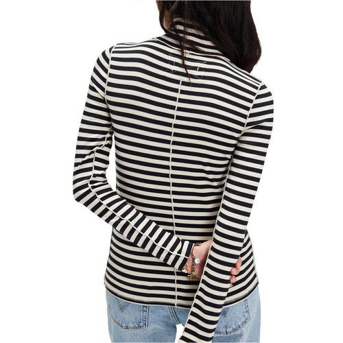Women's Free People We The Free Good Good Stripe Long Sleeve Turtleneck Shirt - Primary Image