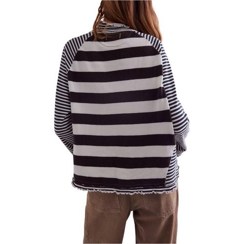 Women's Free People Punk Playful Long Sleeve Mock Neck Shirt - Primary Image