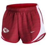 Nike Women's Kansas City Chiefs Wave Tempo Shorts - Thumbnail 1 of 2