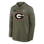 Nike Georgia Bulldogs Salute to Service Lightweigh Military Long Sleeve T-Shirt - Thumbnail 1 of 2