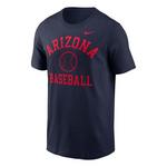 Nike Arizona Wildcats Baseball Icon T-Shirt - Thumbnail 1 of 2