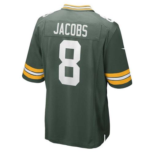 Nike Green Bay Packers Josh Jacobs #8 Game Jersey - Primary Image