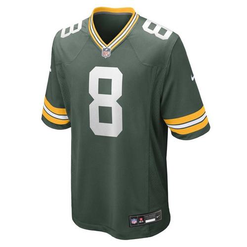 Nike Green Bay Packers Josh Jacobs #8 Game Jersey - Primary Image
