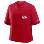 Nike Women's Kansas City Chiefs Pocket Rewind T-Shirt - Thumbnail 1 of 2