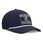 Nike Michigan Wolverines Rise Rope Stretch Fit Hat - Thumbnail 3 of 4