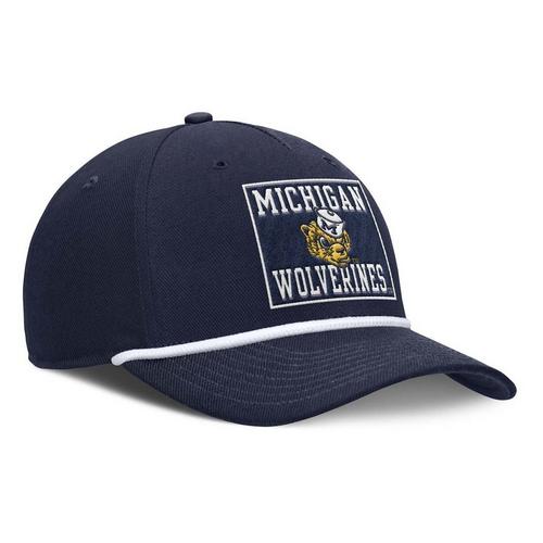 Nike Michigan Wolverines Rise Rope Stretch Fit Hat - Primary Image