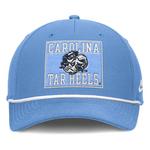 Nike North Carolina Tar Heels Rise Rope Stretch Fit Hat - Thumbnail 2 of 4