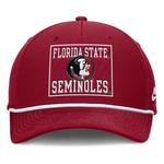 Nike Florida State Seminoles Rise Rope Stretch Fit Hat - Thumbnail 2 of 4