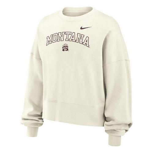 Nike Girls' Montana Grizzlies Boxy Club Crew - Primary Image