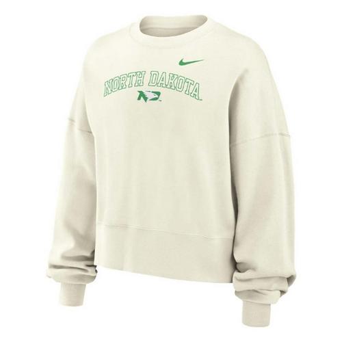 Nike Girls' North Dakota Fighting Hawks Boxy Club Crew - Primary Image