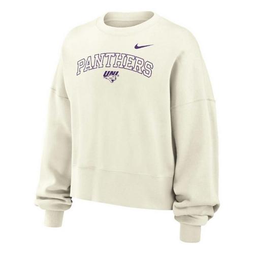 Nike Girls' Northern Iowa Panthers Boxy Club Crew - Primary Image