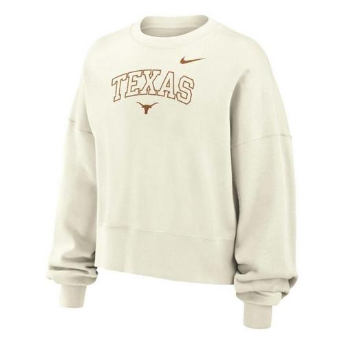 Nike Girls' Texas Longhorns Boxy Club Crew - Primary Image