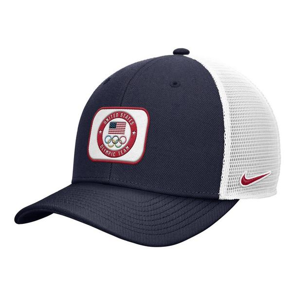 Nike Rise Trucker Snapback Hat M/L Navy