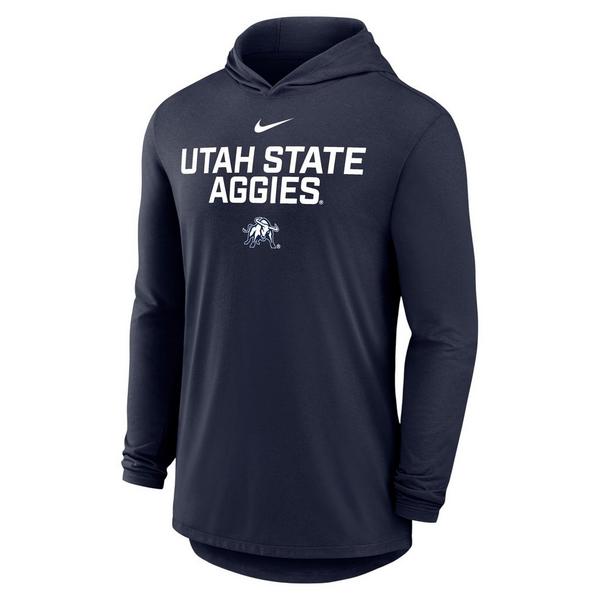 Utah State Aggies Nike Two Strait T-Shirt Large Navy