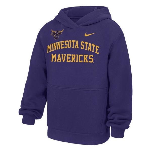Minnesota State Mavericks Nike Kids Hoodie Large Purple