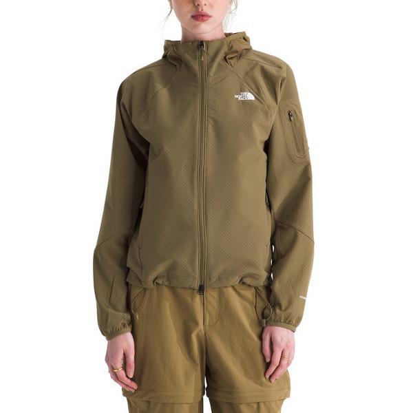 Women's The North Face Tek Approach FUTUREFLEECE Softshell Jacket Medium Cedar