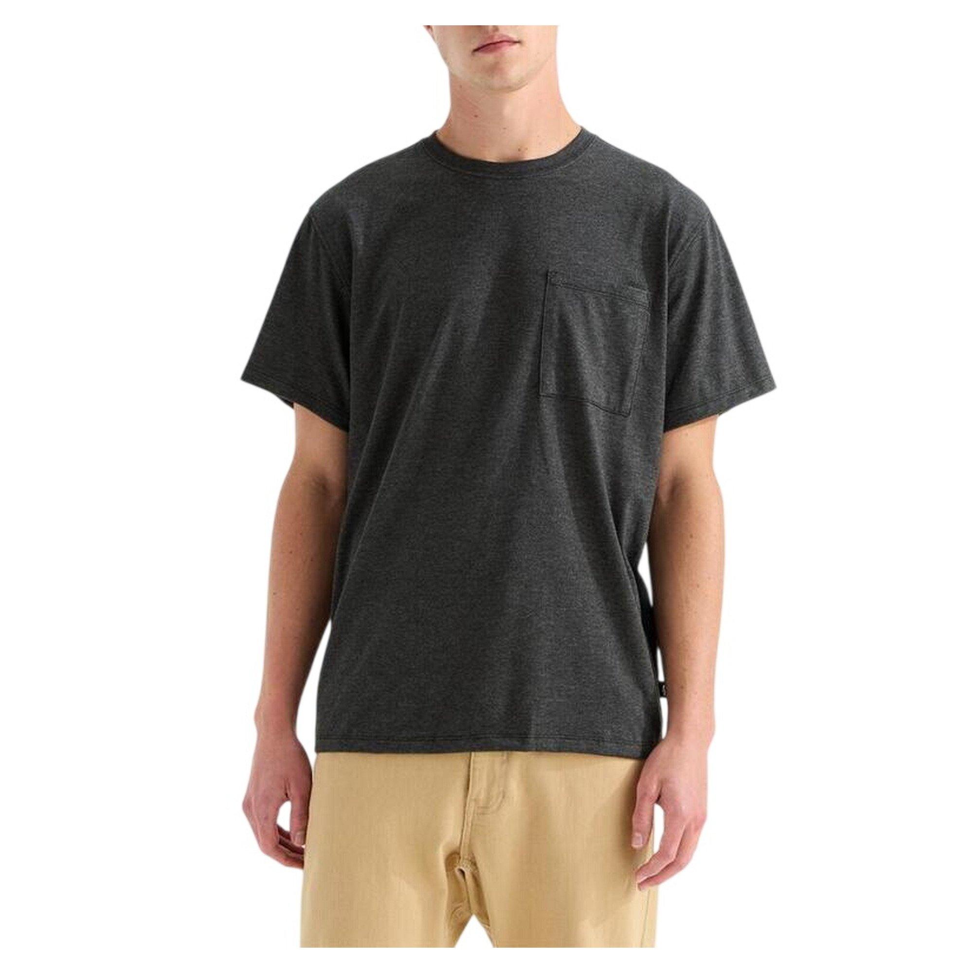 The North Face Men’s Tri-Blend Short-Sleeve Pocket T-Shirt (Size: Medium): Black Heather