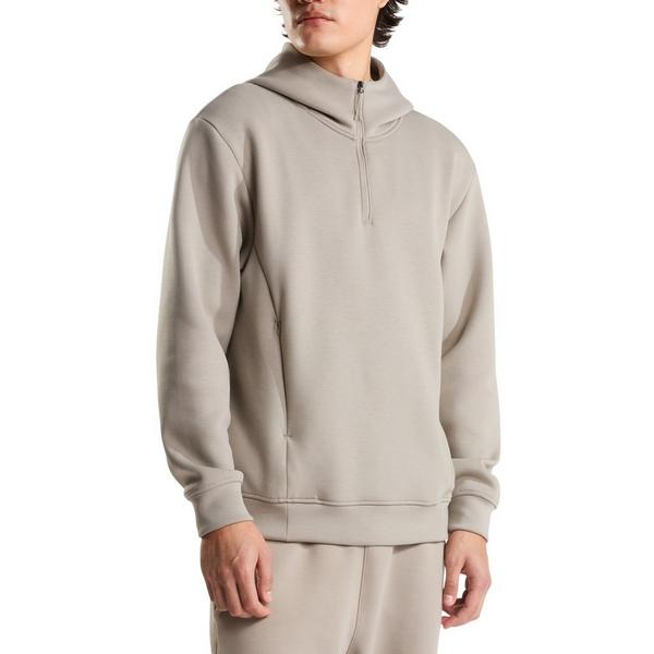 Men's The North Face Dynamic 1/4 Zip Hoodie Small Stone Slab