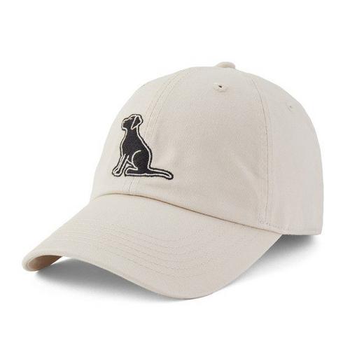 Women's Life is Good Vintage Sitting Dog Adjustable Hat - Primary Image