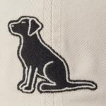 Women's Life is Good Vintage Sitting Dog Adjustable Hat - Thumbnail 2 of 3