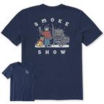 Men's Life is Good Snowy Smoke Show Jack&Rocket T-Shirt - Thumbnail 1 of 4