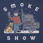 Men's Life is Good Snowy Smoke Show Jack&Rocket T-Shirt - Thumbnail 2 of 4