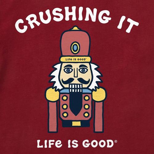 Men's Life is Good Crushing It Nutcracker T-Shirt - Primary Image