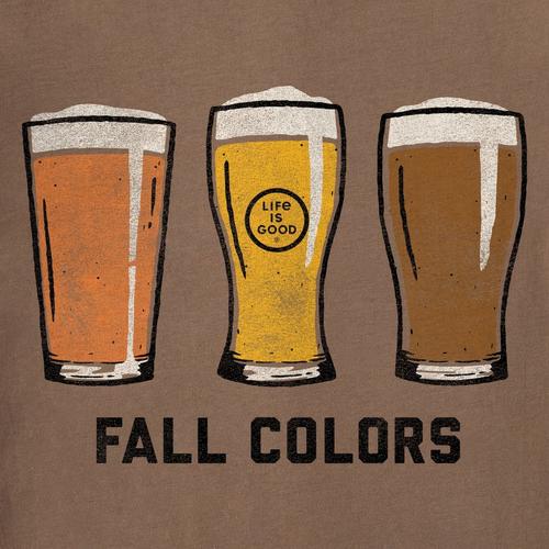 Men's Life is Good Fall Colors Beer Long Sleeve T-Shirt - Primary Image