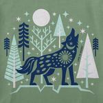 Women's Life is Good Winter Wolf V-Neck T-Shirt - Thumbnail 2 of 2