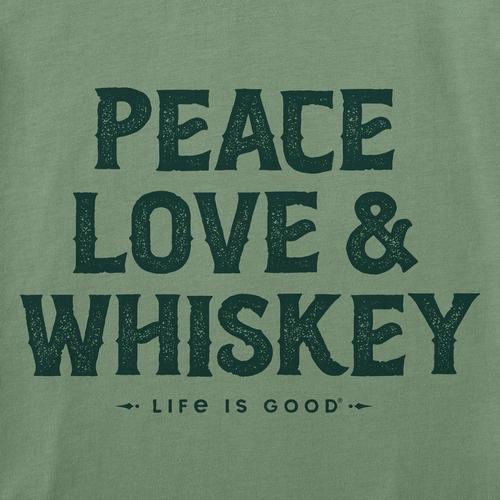 Men's Life is Good Wordsmith Whiskey T-Shirt - Primary Image