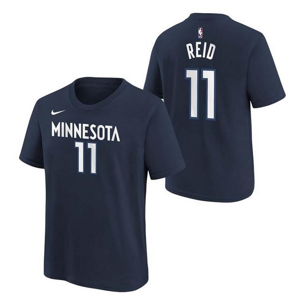 Nike Kids' Minnesota Timberwolves Naz Reid #11 Name & Number T-Shirt