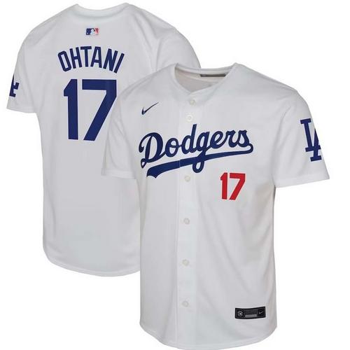 Nike Dodgers Ohtani 17 ユニフォーム S Nike Kids' Los Angeles Dodgers Shohei Ohtani #17 Limited Jersey