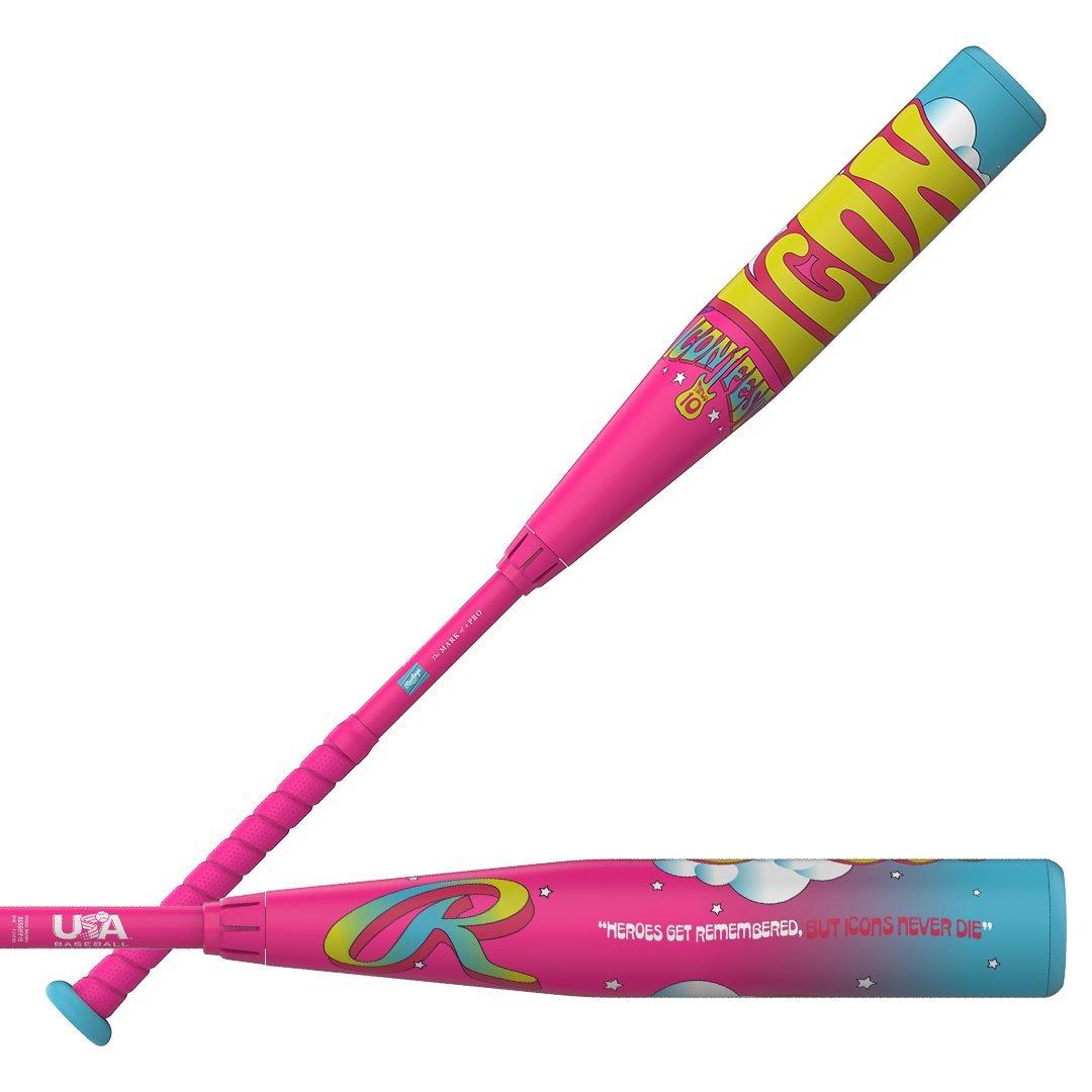 Rawlings Youth Icon Fest USA Baseball Bat