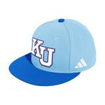adidas Kansas Jayhawks Replica Baseball Fitted Hat - Thumbnail 1 of 2