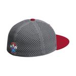 adidas Nebraska Cornhuskers Grey Replica Baseball Fitted Hat - Thumbnail 2 of 2