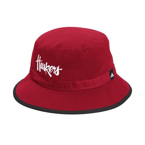 adidas Nebraska Cornhuskers Team Bucket Hat - Primary Image