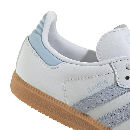 adidas gazelle silver green womens adidas Kids' Grade School Samba OG Shoes, Size 7, White main image 0