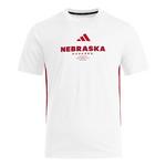 adidas Nebraska Cornhuskers Wordmark T-Shirt - Thumbnail 1 of 2