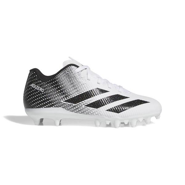 Kids' adidas Adizero Electric.2 II Molded Football Cleats Big 5.5 Cloud White/Core Black