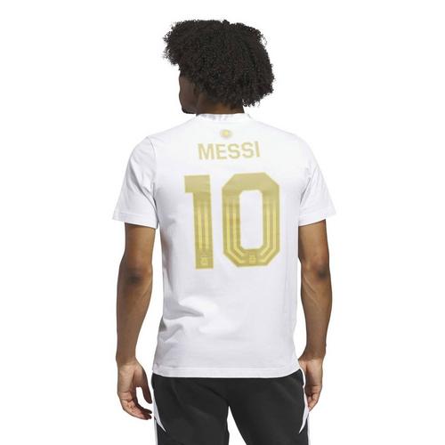 adidas Argentina Lionel Messi #10 Name & Number T-Shirt - Primary Image