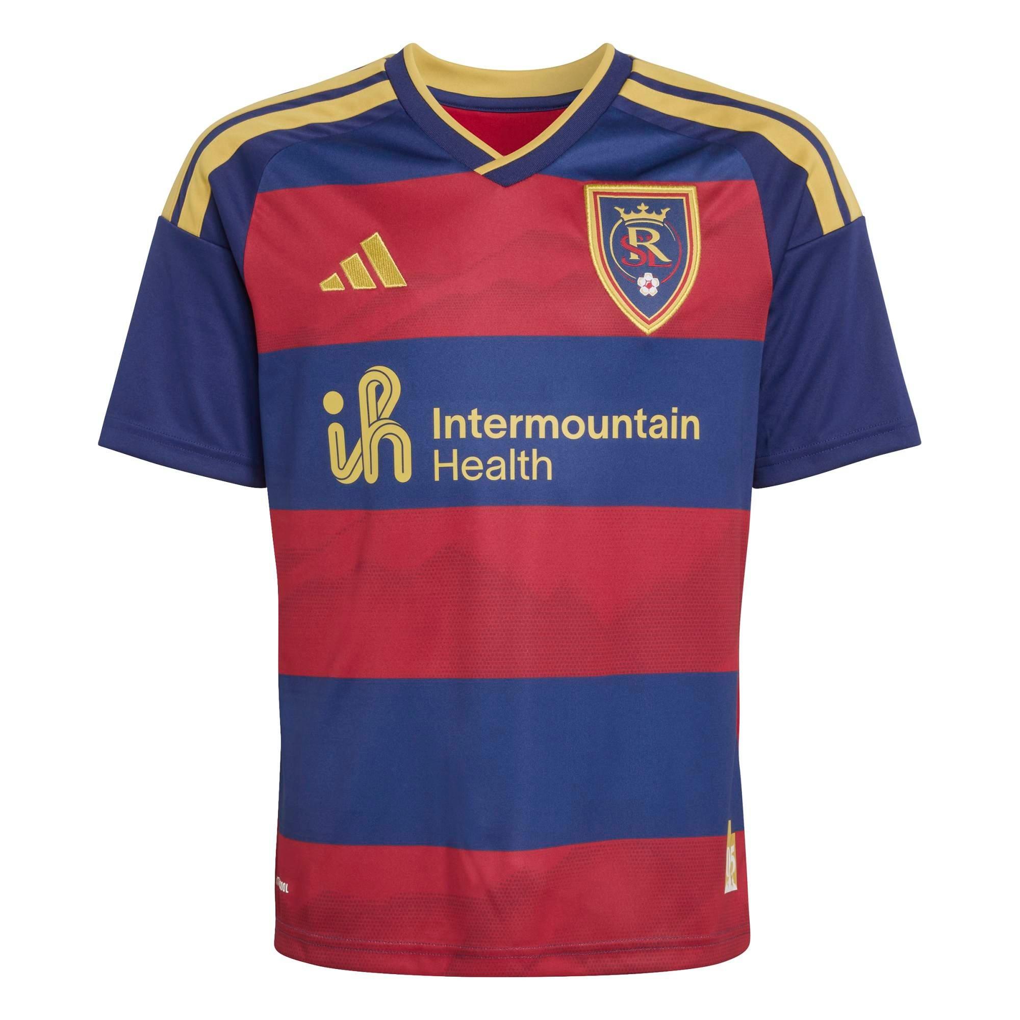 adidas Youth Real Salt Lake 2026 Primary Replica 'The Switchback' Jersey, Medium, Red