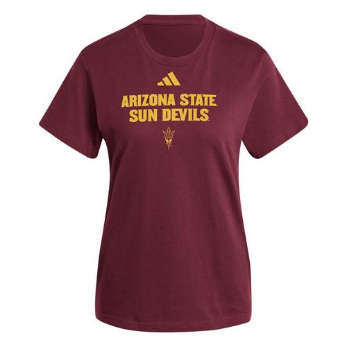 adidas Women's Arizona State Sun Devils Wordmark T-Shirt - Primary Image