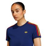 Women's adidas 3 Stripes Slim T-Shirt - Thumbnail 3 of 5