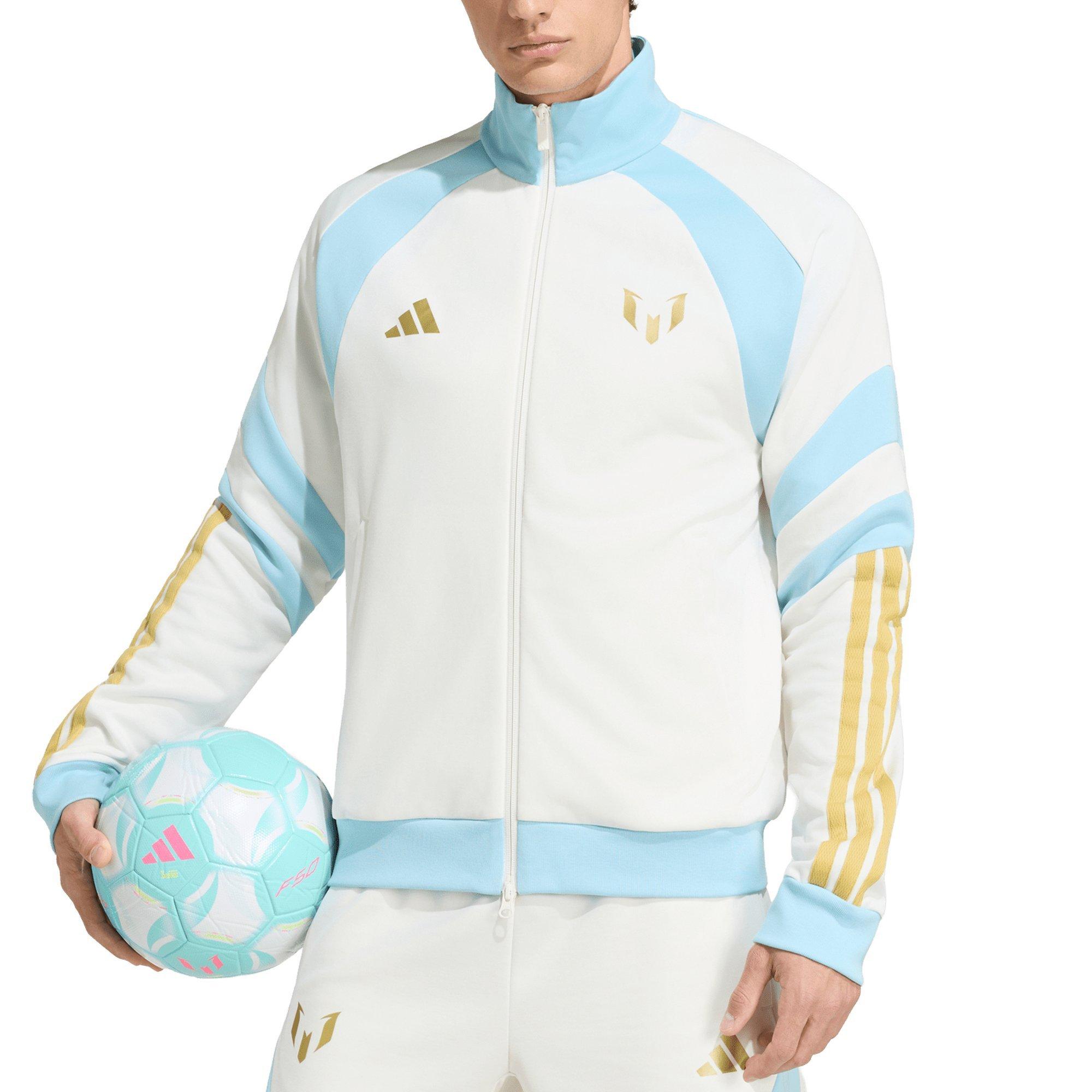 adidas Men's Messi House of Tiro Crewneck Track Top - Off White