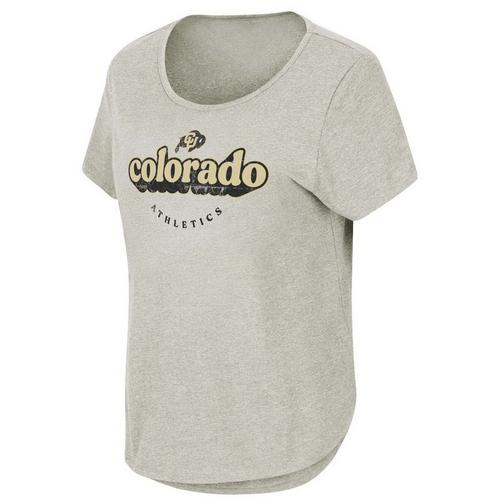 Colosseum Girls' Colorado Buffaloes Jupiter T-Shirt - Primary Image