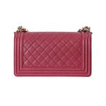 What Goes Around Comes Around Chanel Pink Quilted Caviar Medium Boy Bag Crossbody - Thumbnail 4 of 4